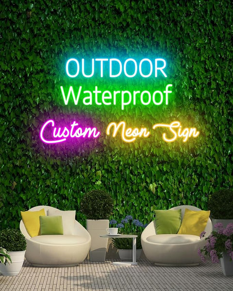 Large Outdoor Custom Neon Sign