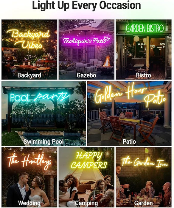 Large Outdoor Custom Neon Sign