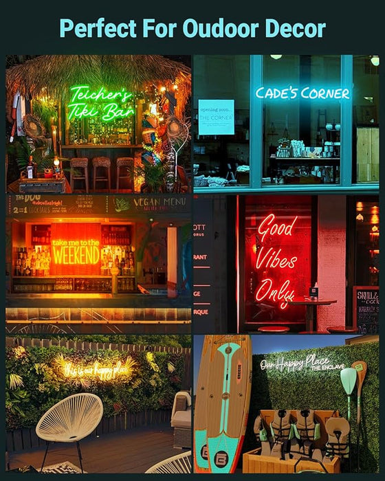 Professional Custom Outdoor Neon Sign