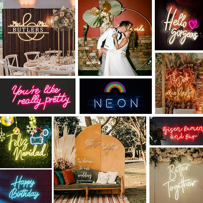 Custom Neon Signs for Wall Decor